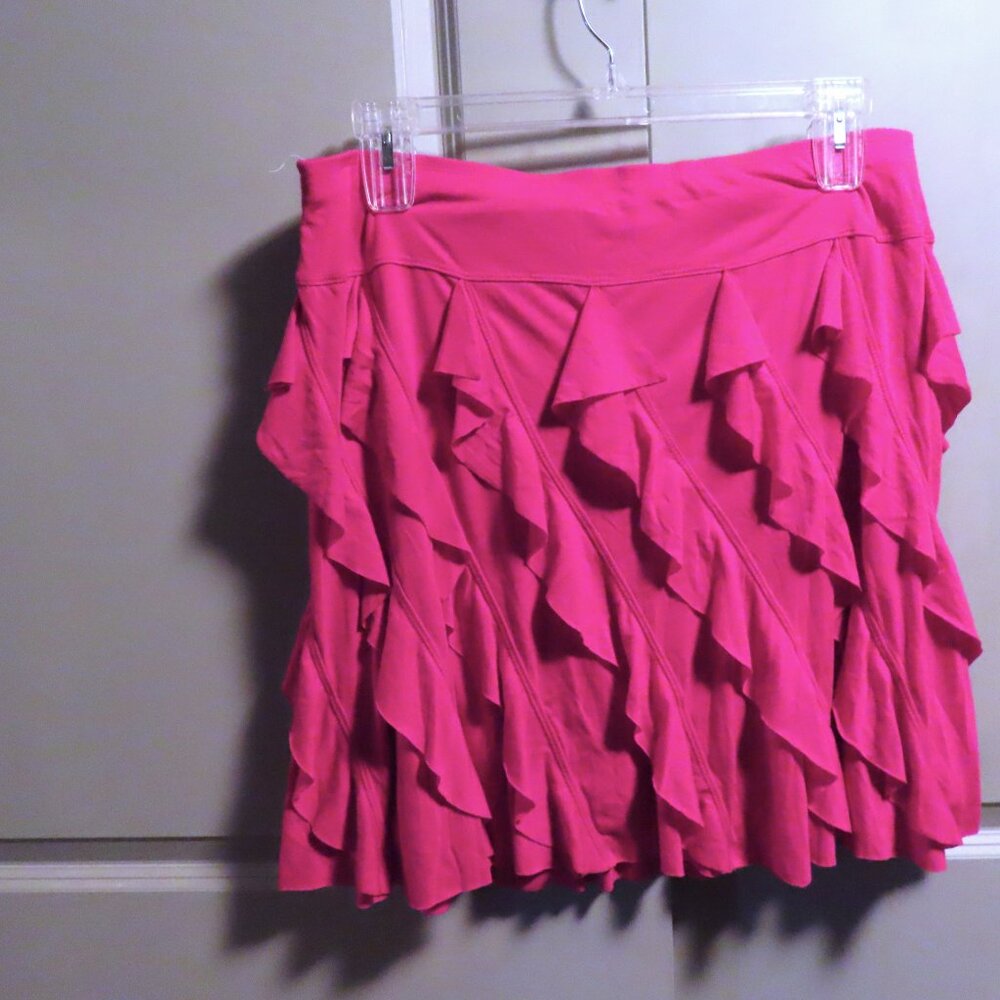 Cato Pink Ruffle Skirt - Picture 2 of 4